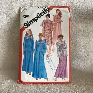 Vintage Simplicity Sewing Pattern
